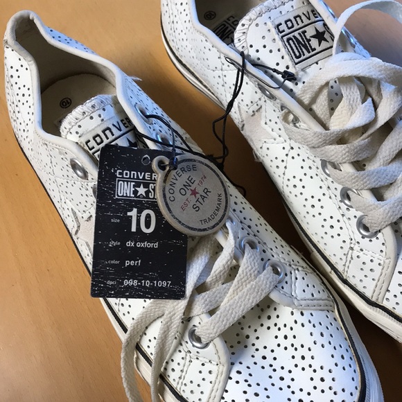 Converse One Star White Sneakers - Picture 3 of 6